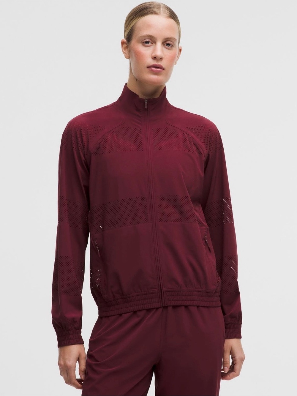LULULEMON ADAPTED STATE TRACK JACKET _ BURGUNDY BAY